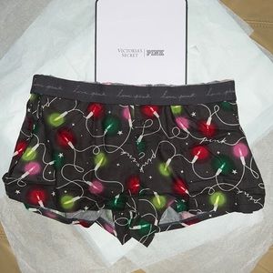 (L) Victoria's Secret/PINK Flannel Short